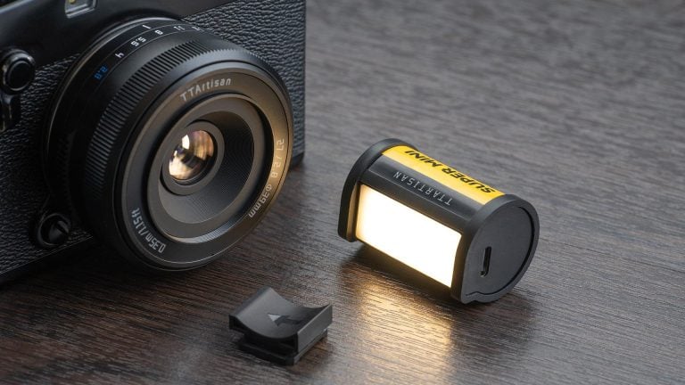 magnetic mini LED light from TTArtisans film canister